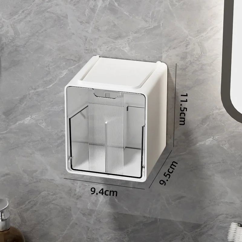 Clear Pull-Out Bathroom Organizer
