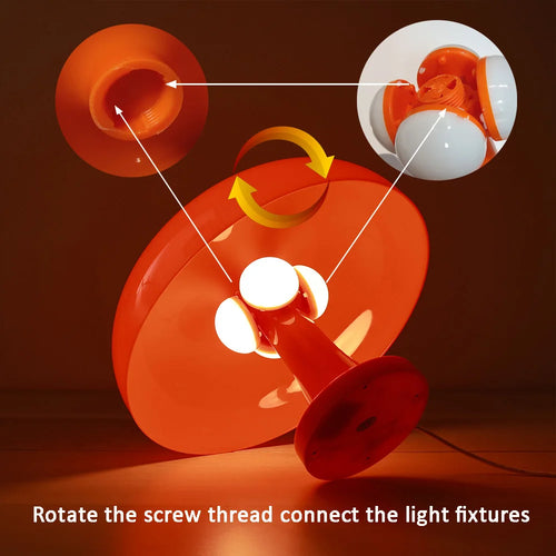 Minimalist LED Mushroom Table Lamp