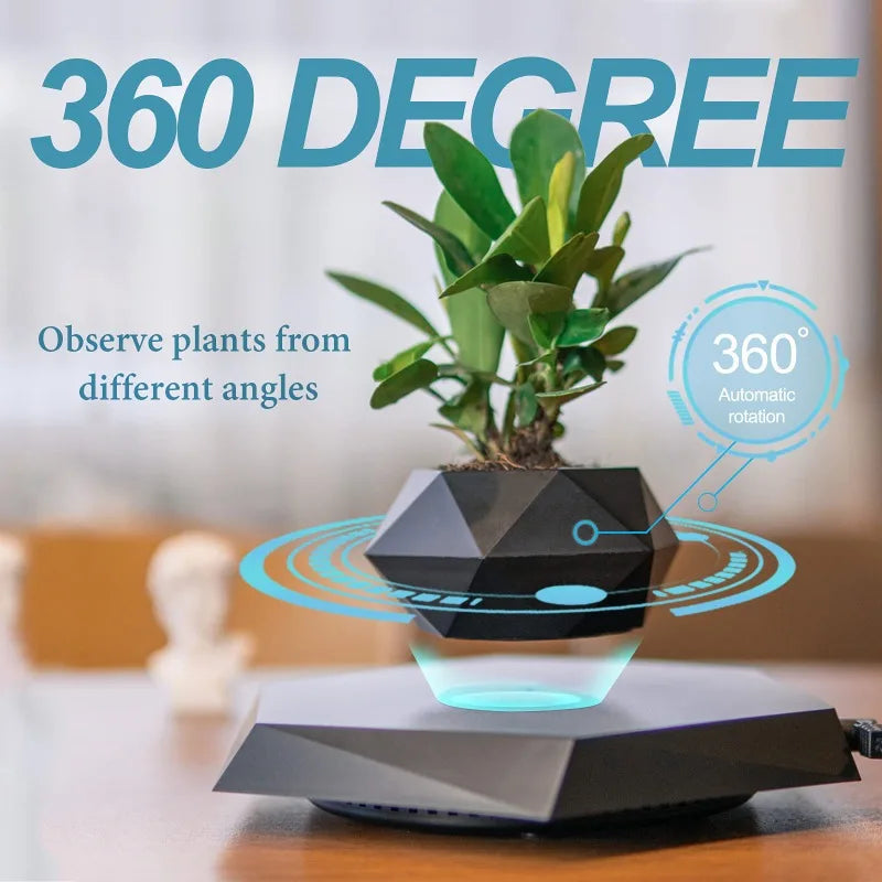 Magnetic Levitating Bonsai Pot