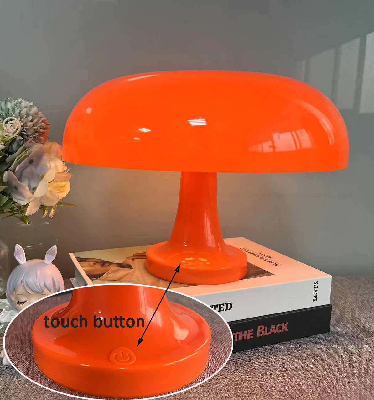 Minimalist LED Mushroom Table Lamp